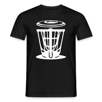 Discgolf Geschenkidee Spieler - Männer T-Shirt - Schwarz - Vorne - AI Model Male 178 light (178cm)