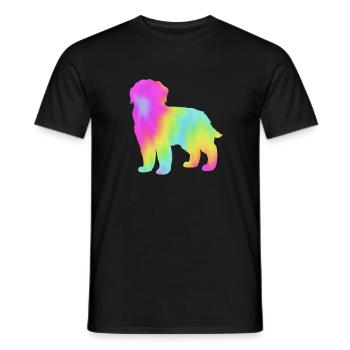 Neufundländer - Männer T-Shirt - Schwarz - Vorne - AI Model Male 178 light (178cm)