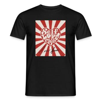 Selbstliebe-Club - Männer T-Shirt - Schwarz - Vorne - AI Model Male 178 light (178cm)