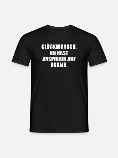 Sarkasmus - Männer T-Shirt - Schwarz
