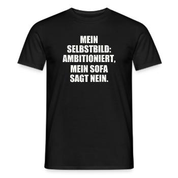 Ironischer Spruch Geschenkidee - Männer T-Shirt - Schwarz - Vorne - AI Model Male 178 light (178cm)