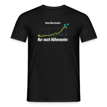 Rentner Fahrrad Ruhestand Radfahren - Männer T-Shirt - Schwarz - Vorne - AI Model Male 178 light (178cm)