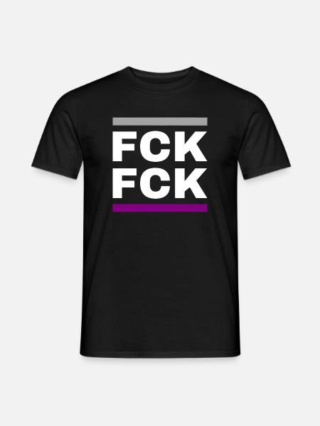 FCK FCK - Männer T-Shirt - Schwarz