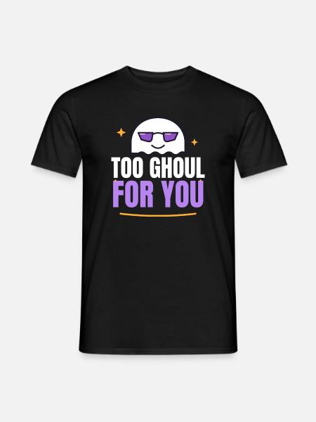 Zu gespenstisch für dich - Männer T-Shirt - Schwarz