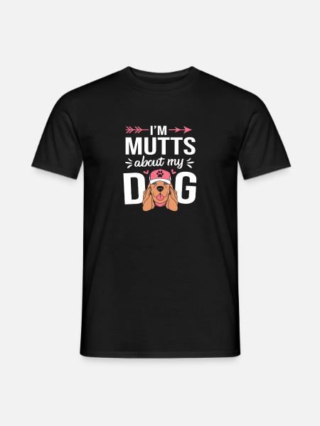 Cocker Spaniel Mama Hundemama - Männer T-Shirt - Schwarz