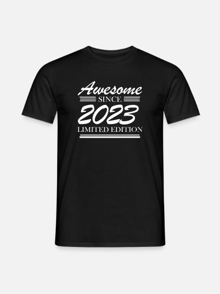 2023 - Männer T-Shirt - Schwarz