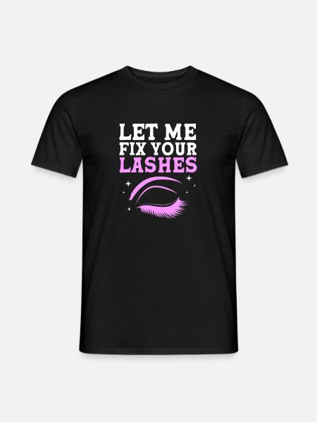 Kosmetik Make-up Kosmetikerin - Männer T-Shirt - Schwarz