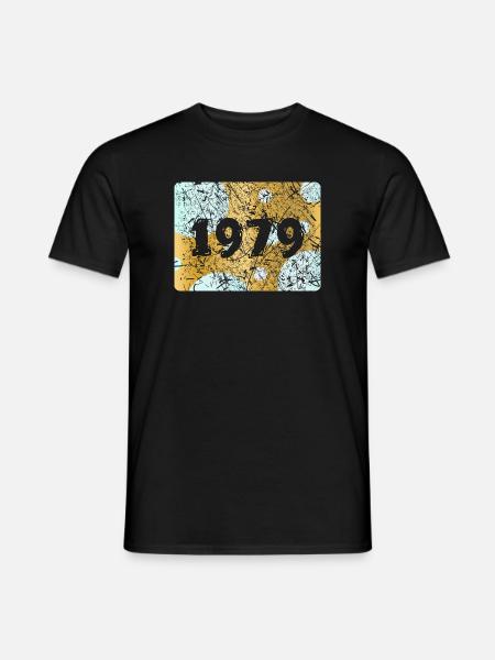Jahr 1979 - Männer T-Shirt - Schwarz
