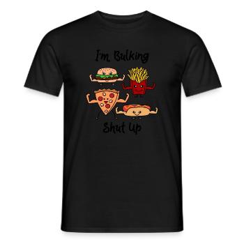 I´m Bulking - Männer T-Shirt - Schwarz - Vorne - AI Model Male 178 light (178cm)