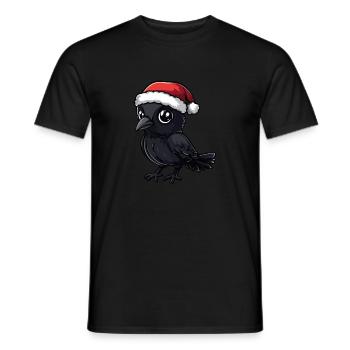 Noël de Corbeau - T-shirt homme - noir - Devant - AI Model Male 178 light (178cm)
