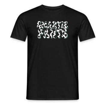 Blasen-Graffiti mit Türkis-Außenlinie - Männer T-Shirt - Schwarz - Vorne - AI Model Male 178 light (178cm)