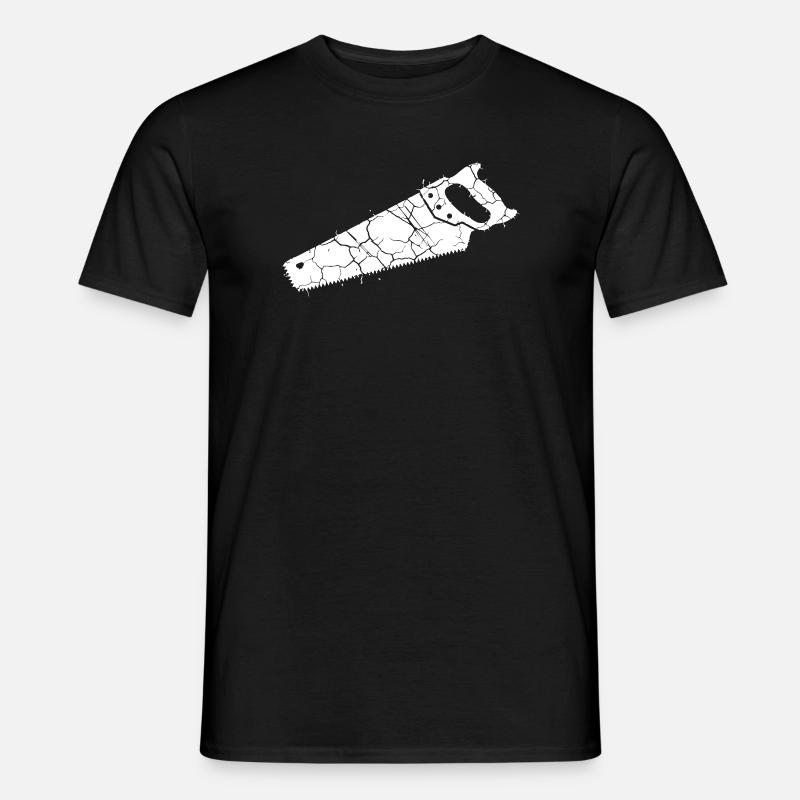 Saw Fox Tail Grunge Tool - Men’s T-shirt - black