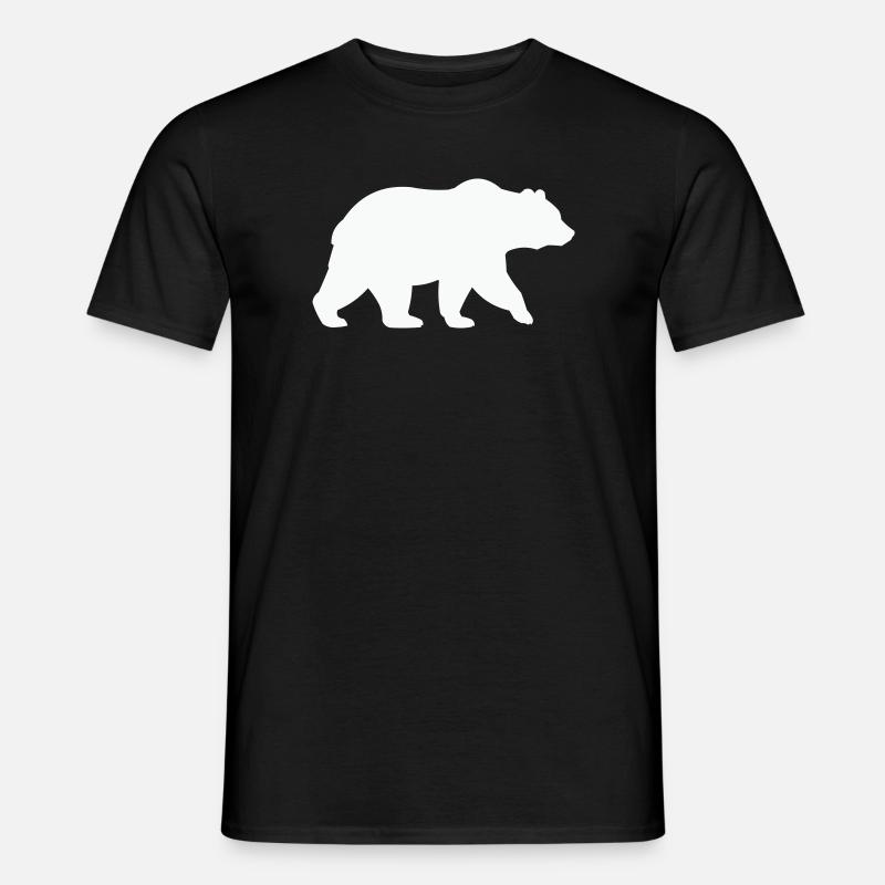 baer- - Männer T-Shirt - Schwarz