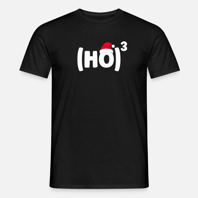Weihnachtsmann - Männer T-Shirt - Schwarz