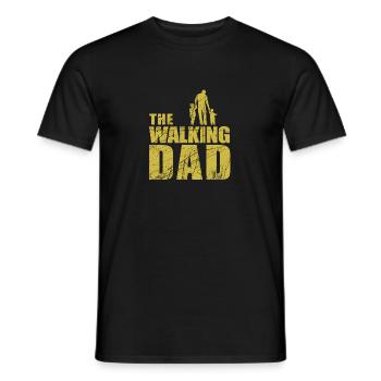The Walking Dad - Men's T-Shirt - black - Front - AI Model Male 178 light (178cm)