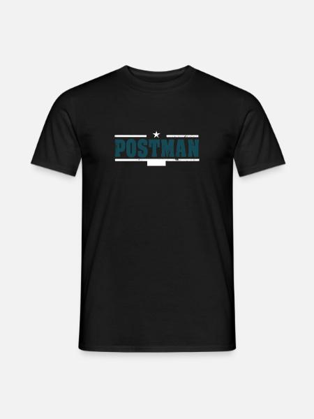 Postman shirt - Men's T-Shirt - black