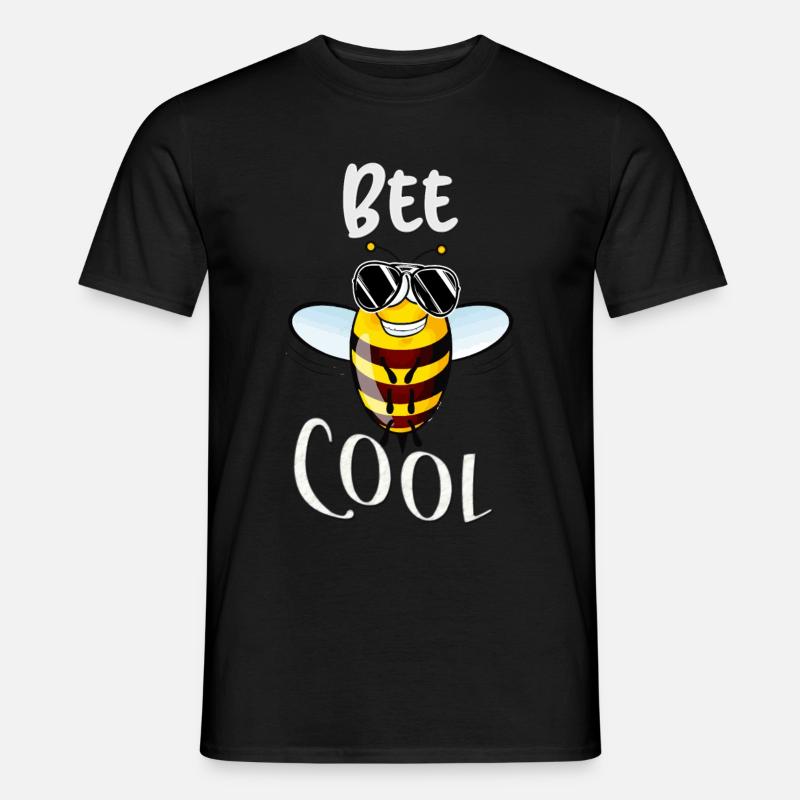 Dad bee cool bee - Men's T-Shirt - black