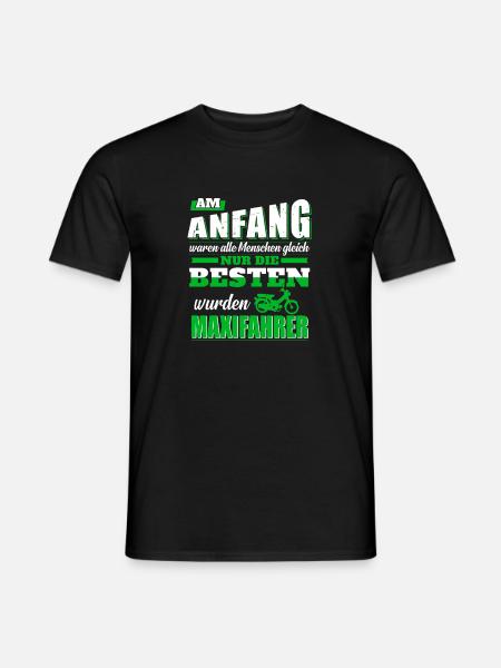Maxi Mopo Vain parhaat oldtimer mopoilijat - Mænd T-shirt - sort