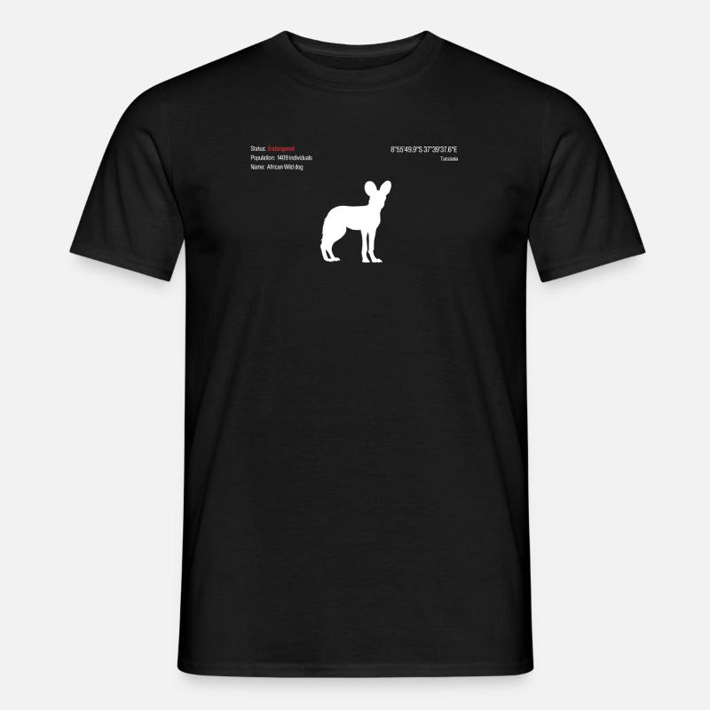 Hund - Männer T-Shirt - Schwarz