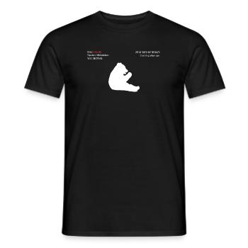 Panda - Männer T-Shirt - Schwarz - Vorne - AI Model Male 178 light (178cm)