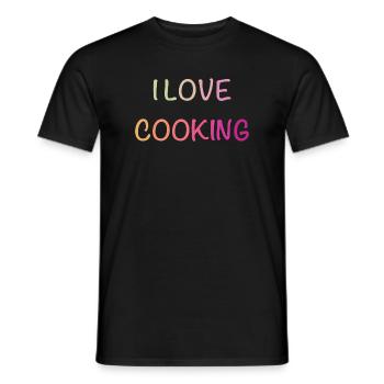 Chemise de cuisine Pastel Love - T-shirt homme - noir - Devant - AI Model Male 178 light (178cm)