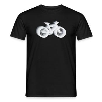 Bike Gift Idea Bike - Men's T-Shirt - black - Front - AI Model Male 178 light (178cm)