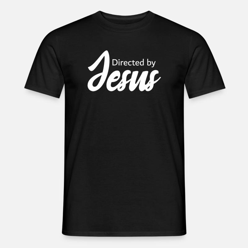 Regie_Jesus Statement  - Männer T-Shirt - Schwarz