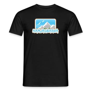 Gift for Namjagbarwa - Men's T-Shirt - black - Front - AI Model Male 178 light (178cm)