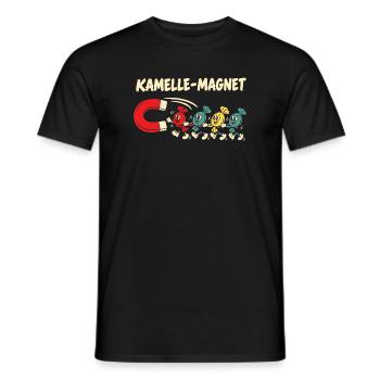 Kamelle Magnet Zoch Rosenmontag Kölner Karneval - Männer T-Shirt - Schwarz - Vorne - AI Model Male 178 light (178cm)