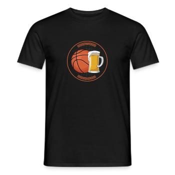 Bierkrug Alkohol Basketball Sportler Geschenkidee - Männer T-Shirt - Schwarz - Vorne - AI Model Male 178 light (178cm)