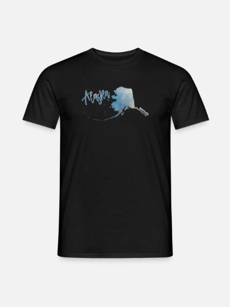 Alaska - Männer T-Shirt - Schwarz