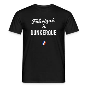 DUNKERQUE - T-shirt homme - noir - Devant - AI Model Male 178 light (178cm)