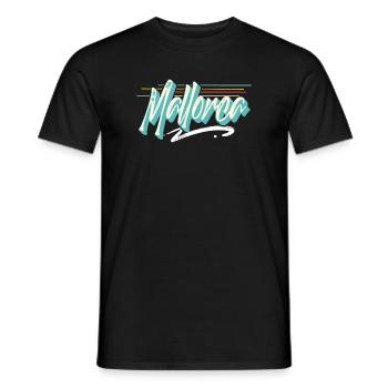 Mallorca - Männer T-Shirt - Schwarz - Vorne - AI Model Male 178 light (178cm)