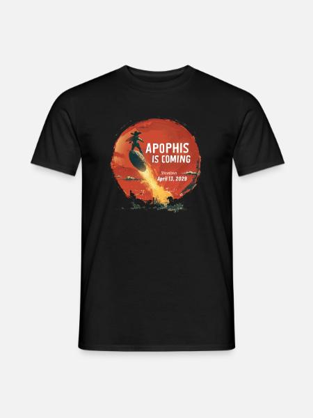 Apophis 13.04.2029 / Interstellar Object 99942 - Men's T-Shirt - black