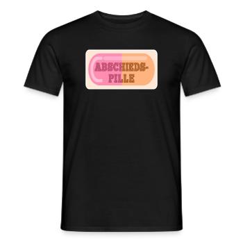 ABSCHIEDSPILLE ABSCHIED - Männer T-Shirt - Schwarz - Vorne - AI Model Male 178 light (178cm)