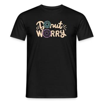 Donut inspirierender Donut - Männer T-Shirt - Schwarz - Vorne - AI Model Male 178 light (178cm)