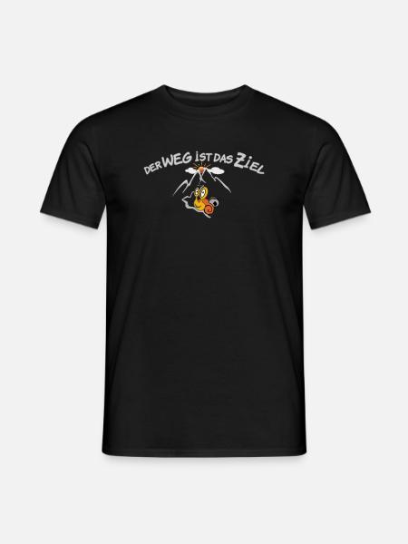 Wandern - Männer T-Shirt - Schwarz