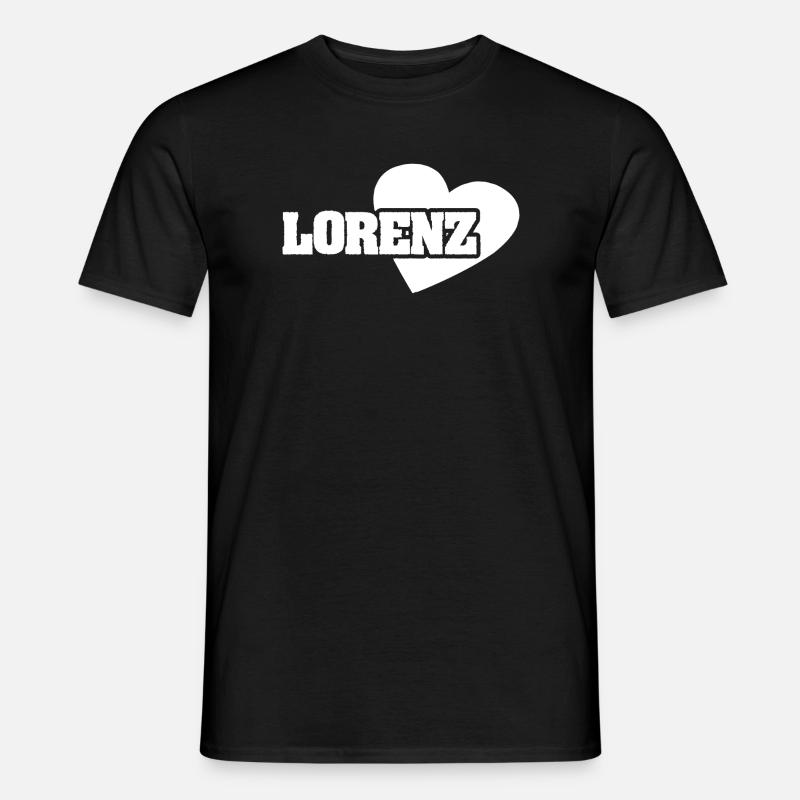 Love Lorenz - Männer T-Shirt - Schwarz