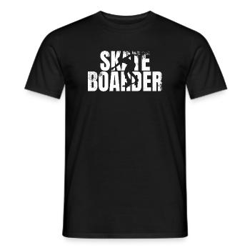 Skateboarder drôle - T-shirt homme - noir - Devant - AI Model Male 178 light (178cm)