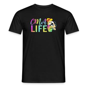 Medical Physician MFA - Men's T-Shirt - black - Front - AI Model Male 178 light (178cm)