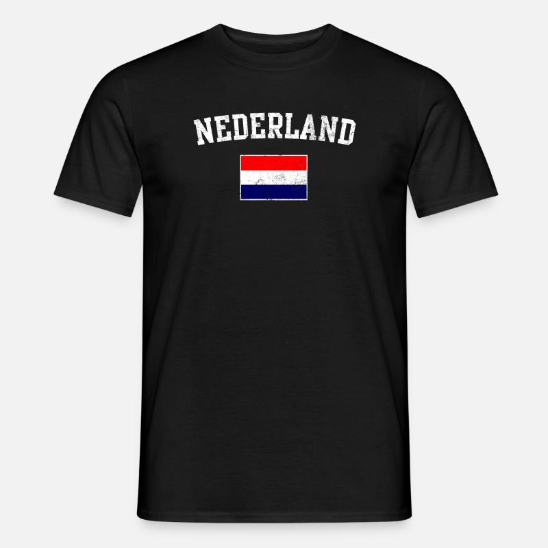 Drapeau de l’arc des Pays-Bas - T-shirt homme - noir