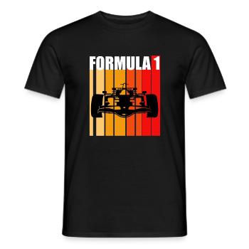 T-shirt Cadeau Un Formule Fan - T-shirt homme - noir - Devant - AI Model Male 178 light (178cm)