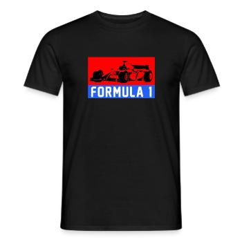 T-shirt Cadeau Un Formule Fan - T-shirt homme - noir - Devant - AI Model Male 178 light (178cm)