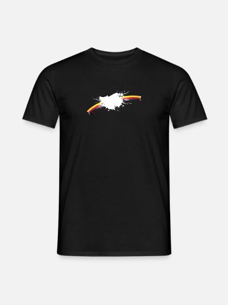 Mjölk är på Tyskland - T-shirt herr - svart