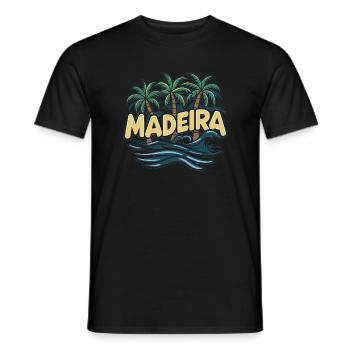 Portugal Madeira - Men's T-Shirt - black - Front - AI Model Male 178 light (178cm)
