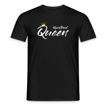 Artistic cycling, artistic cycling, indoor cycling - Men's T-Shirt - black - Front - AI Model Male 178 light (178cm)