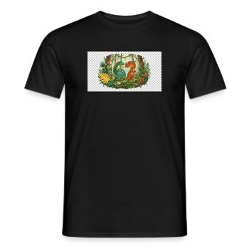 Six Seven - Männer T-Shirt - Schwarz - Vorne - AI Model Male 178 light (178cm)