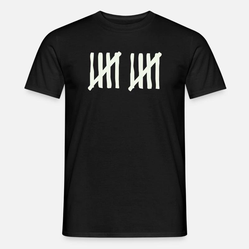 stripes_10 - Men's T-Shirt - black