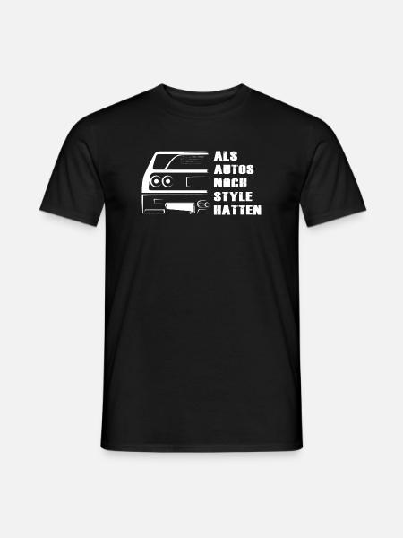 autos style f40 oldtimer Symbol sportscars Auto - Männer T-Shirt - Schwarz