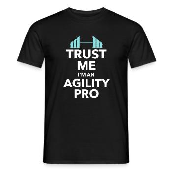 Trust Me Agility - Men's T-Shirt - black - Front - AI Model Male 178 light (178cm)